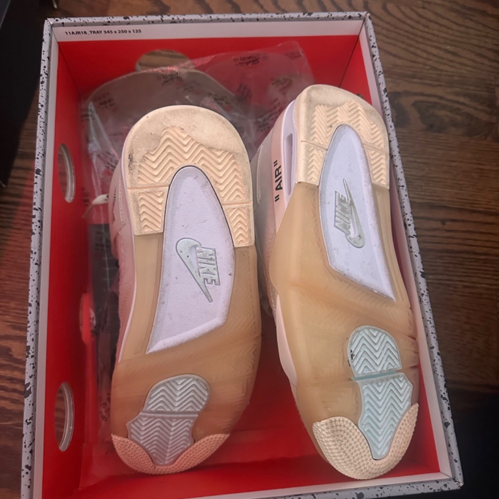 Off white Jordan 4s - Picture 4 of 4